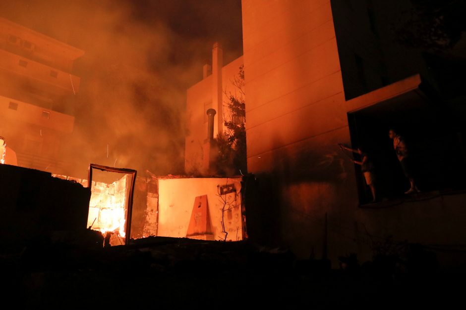 Pražūtingi gaisrai Graikijoje: nelaimės aukų padaugėjo iki 79