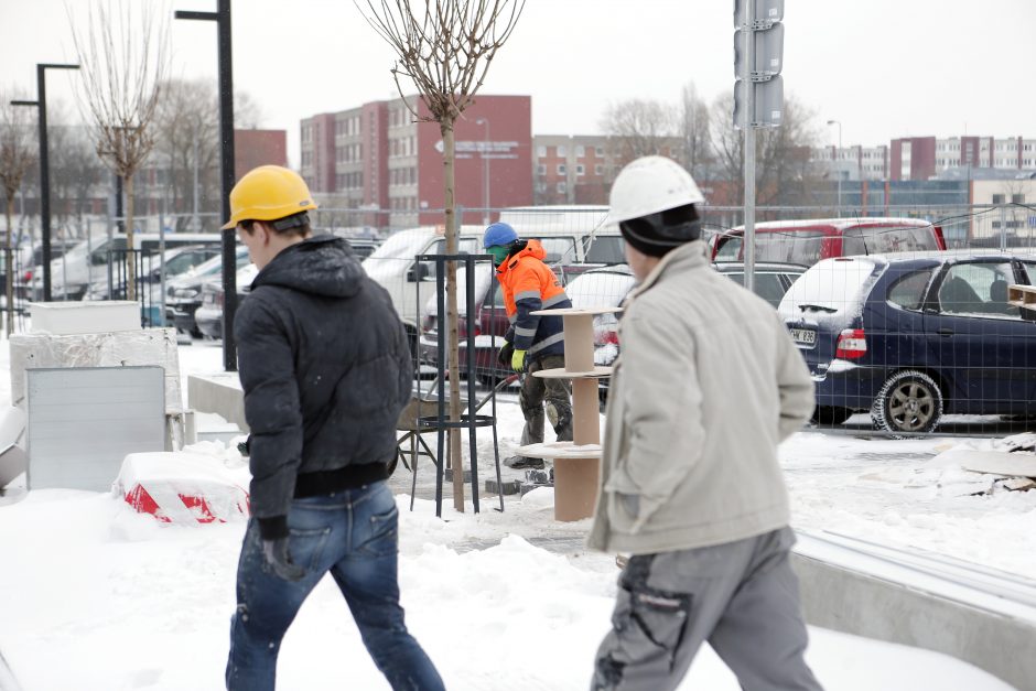 Naujam baseinui Klaipėdoje – baigiamieji štrichai