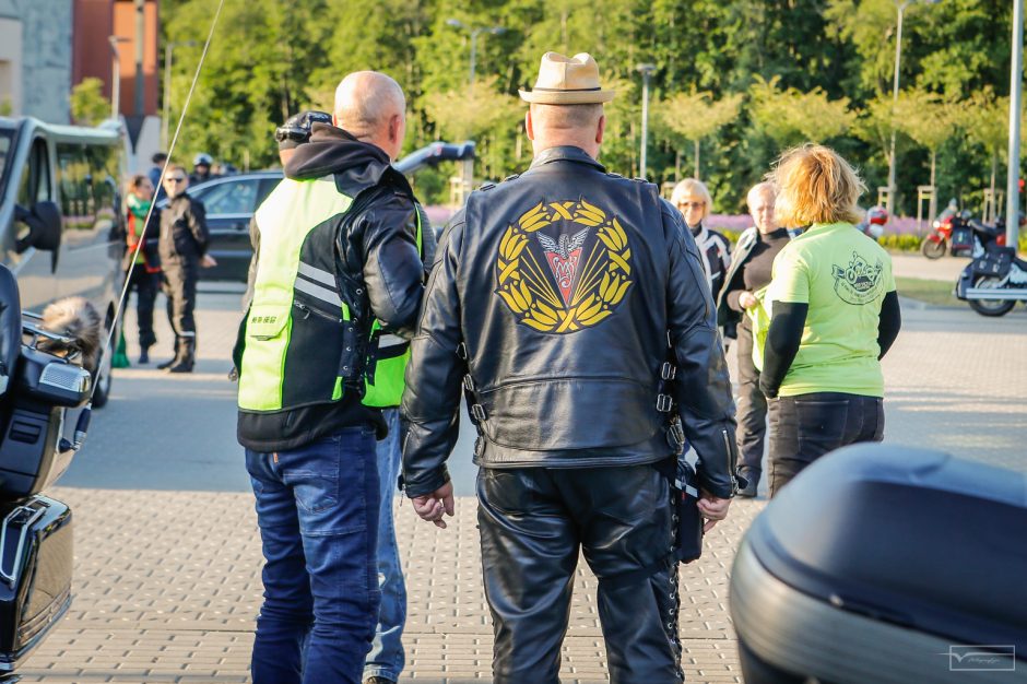 Į vilties žygį leidosi daugiau nei šimtas motociklininkų