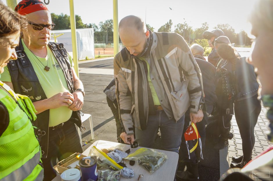 Į vilties žygį leidosi daugiau nei šimtas motociklininkų