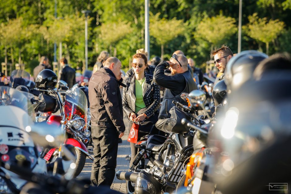 Į vilties žygį leidosi daugiau nei šimtas motociklininkų