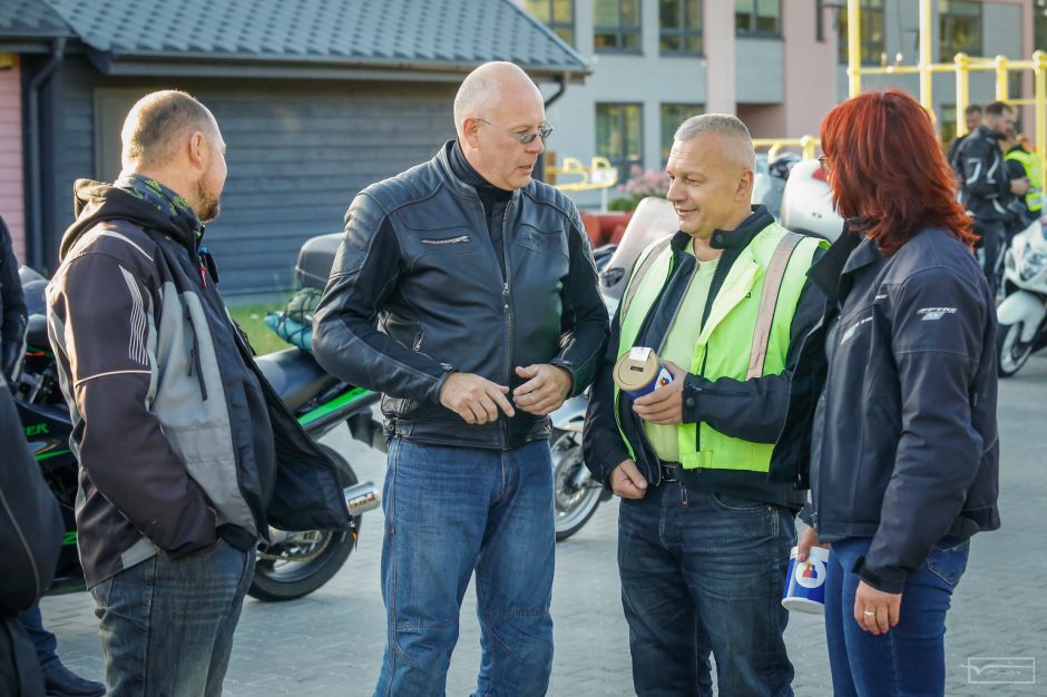 Į vilties žygį leidosi daugiau nei šimtas motociklininkų