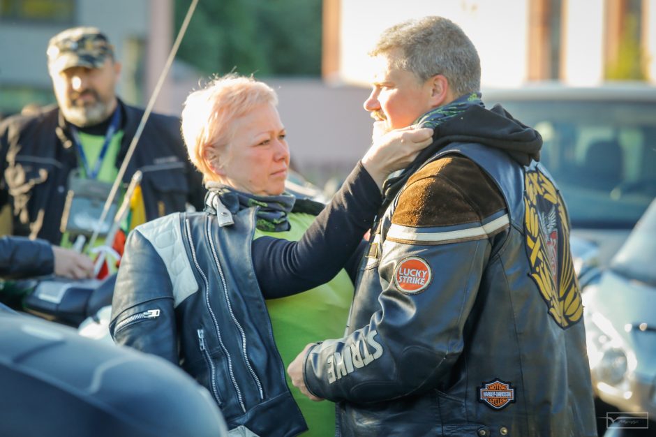 Į vilties žygį leidosi daugiau nei šimtas motociklininkų