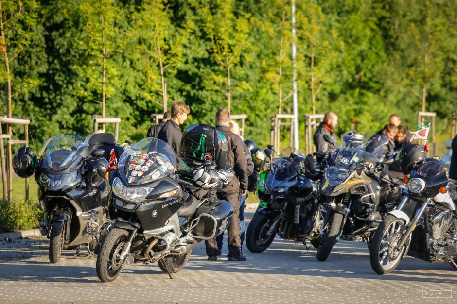 Į vilties žygį leidosi daugiau nei šimtas motociklininkų