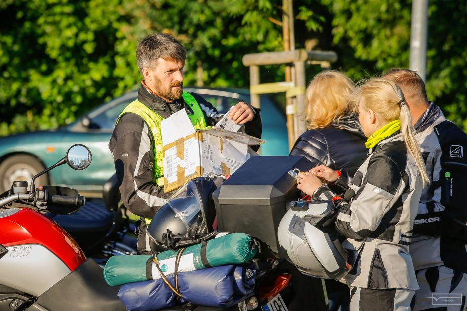 Į vilties žygį leidosi daugiau nei šimtas motociklininkų