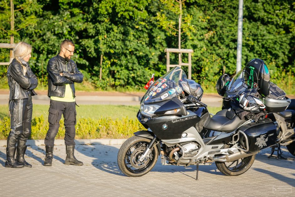 Į vilties žygį leidosi daugiau nei šimtas motociklininkų