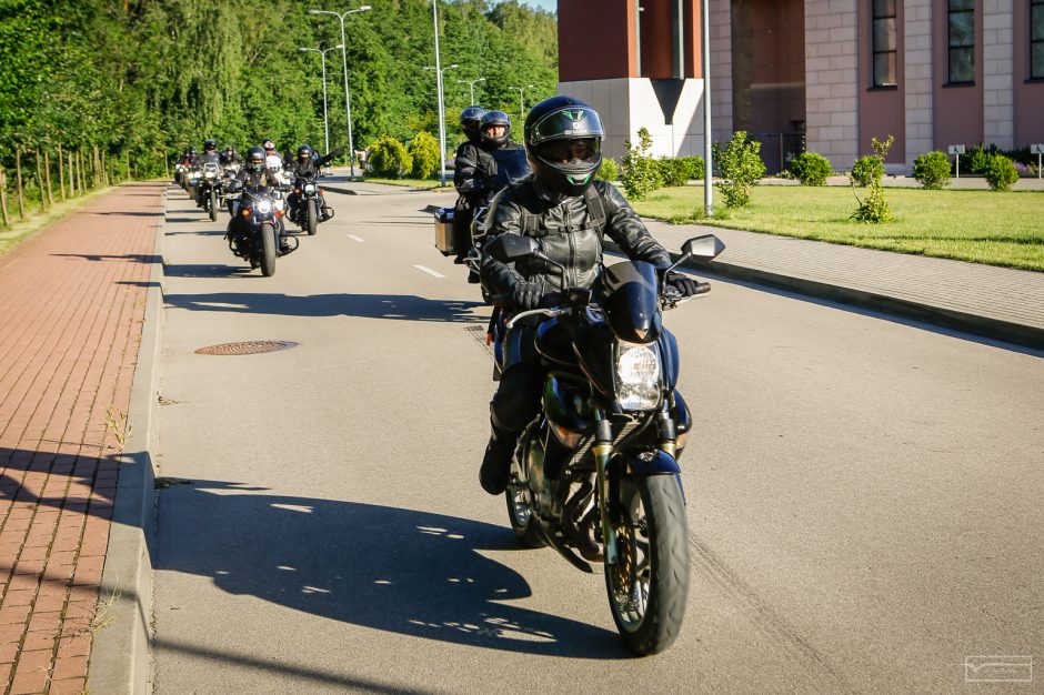 Į vilties žygį leidosi daugiau nei šimtas motociklininkų