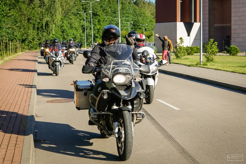 Į vilties žygį leidosi daugiau nei šimtas motociklininkų