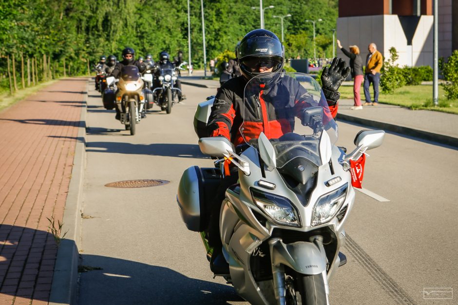 Į vilties žygį leidosi daugiau nei šimtas motociklininkų