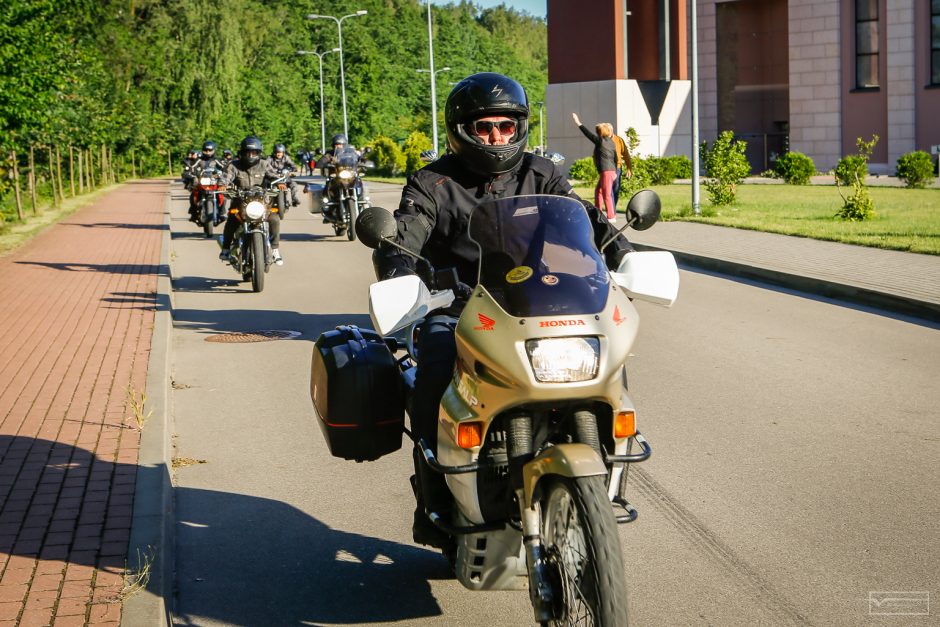 Į vilties žygį leidosi daugiau nei šimtas motociklininkų