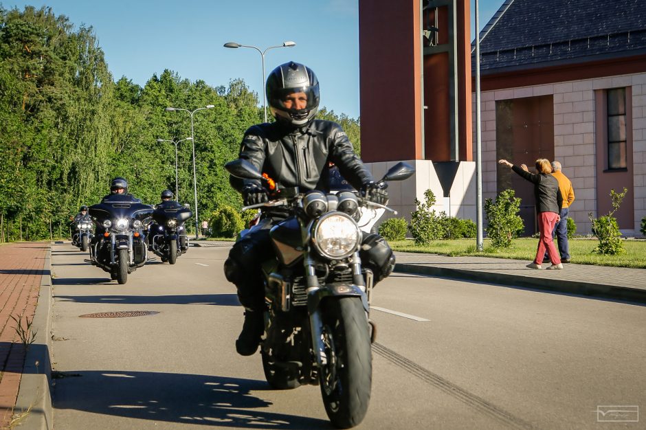 Į vilties žygį leidosi daugiau nei šimtas motociklininkų