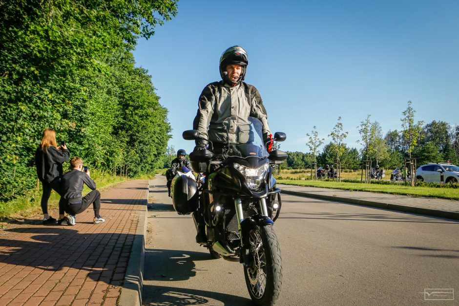 Į vilties žygį leidosi daugiau nei šimtas motociklininkų