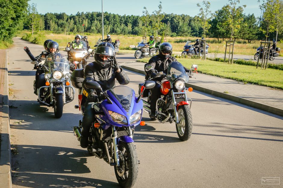 Į vilties žygį leidosi daugiau nei šimtas motociklininkų