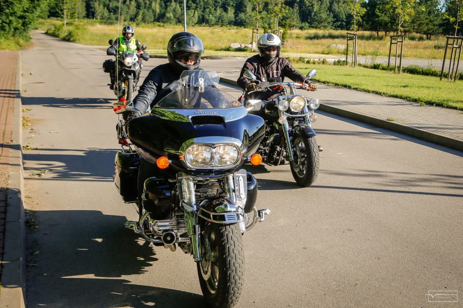 Į vilties žygį leidosi daugiau nei šimtas motociklininkų