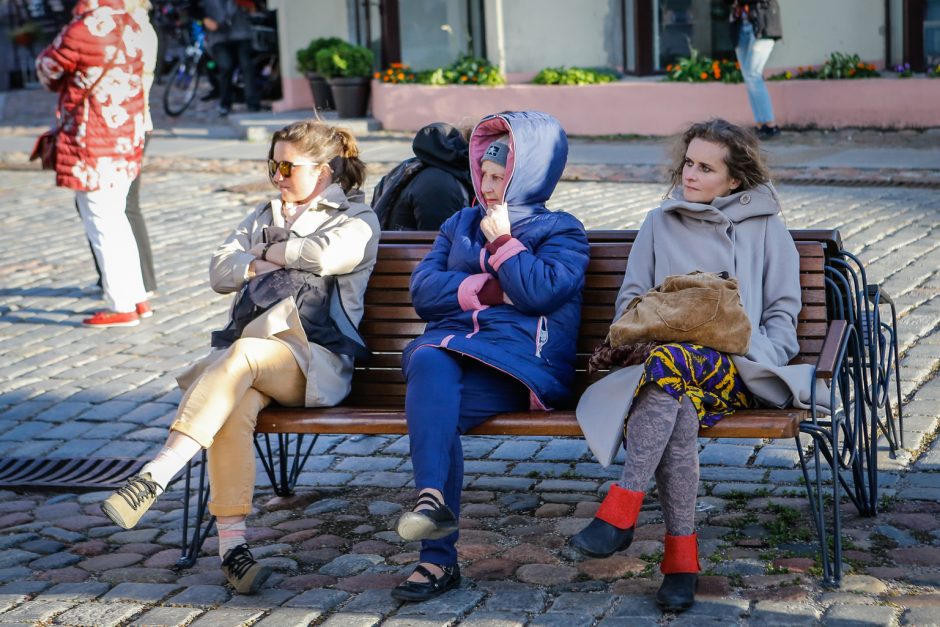 Teatro aikštę okupavo menininkai iš užsienio 