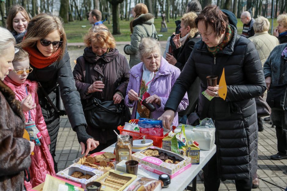 Į Skulptūrų parką sukvietė „Vynerio arbatėlė“