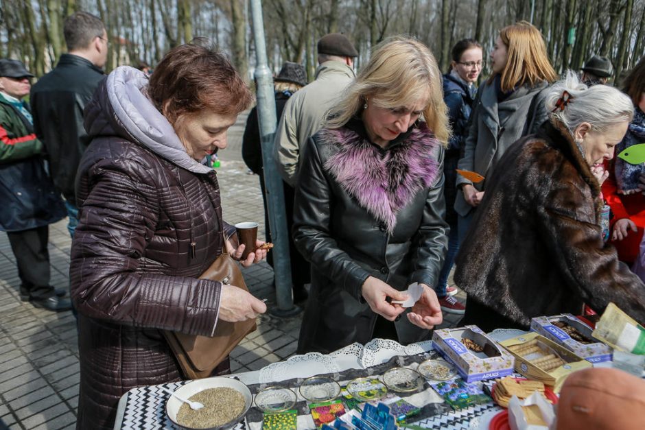 Į Skulptūrų parką sukvietė „Vynerio arbatėlė“