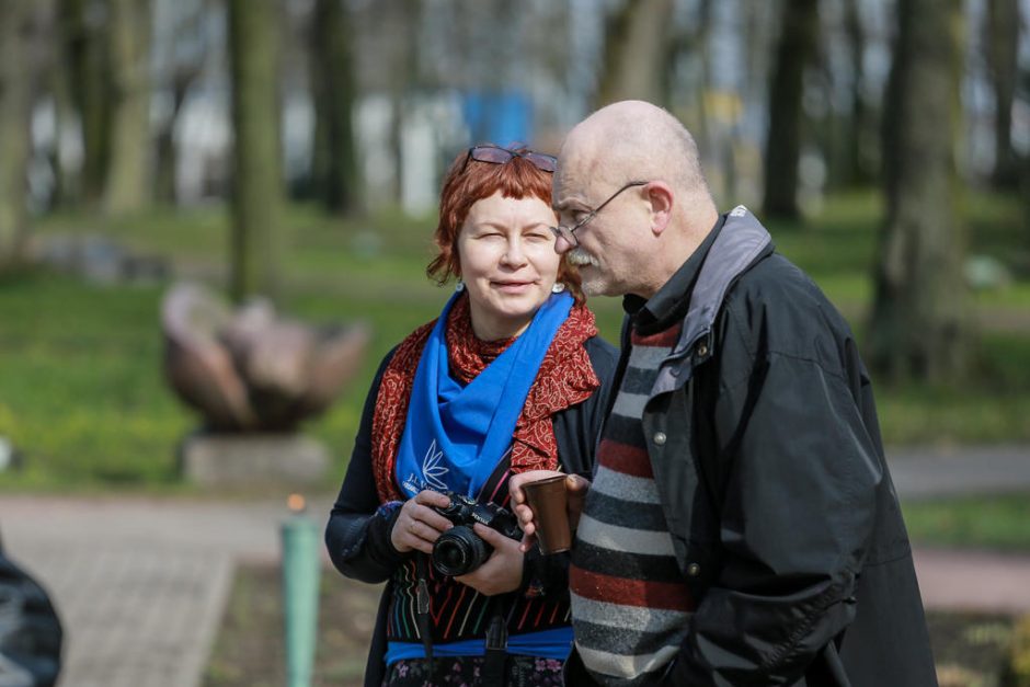 Į Skulptūrų parką sukvietė „Vynerio arbatėlė“