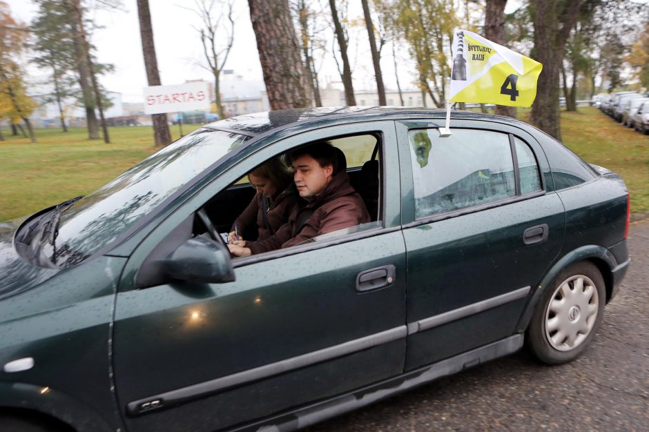 Pirmasis Švyturių ralis užbūrė dalyvius