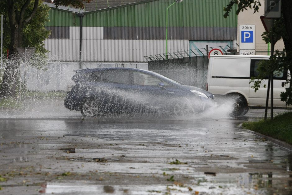 Per parą ugniagesiai daugiau nei 60 kartų vyko šalinti nuvirtusių medžių