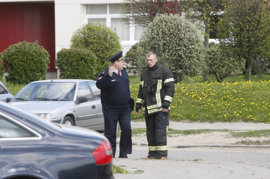 Dujų nuotėkis sukėlė gaisrą 