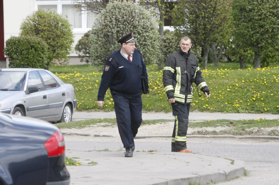 Dujų nuotėkis sukėlė gaisrą 