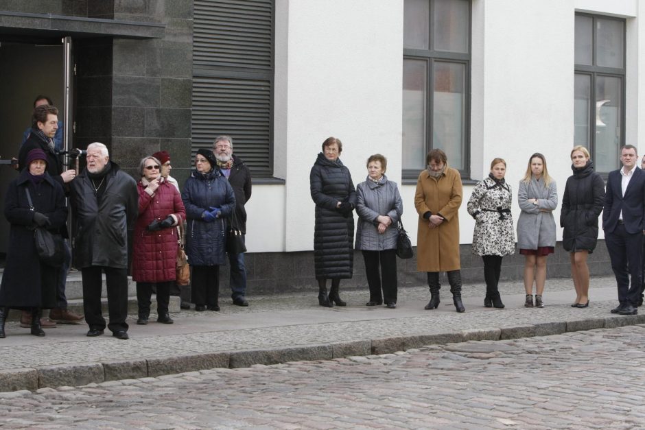 Legendiniam aktoriui V. Kancleriui – memorialinė lenta