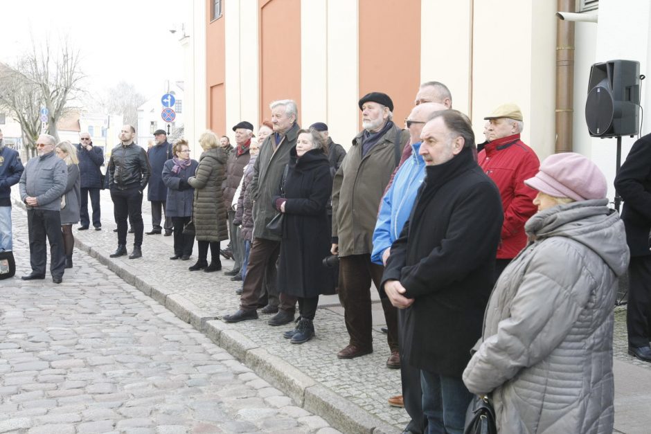 Legendiniam aktoriui V. Kancleriui – memorialinė lenta