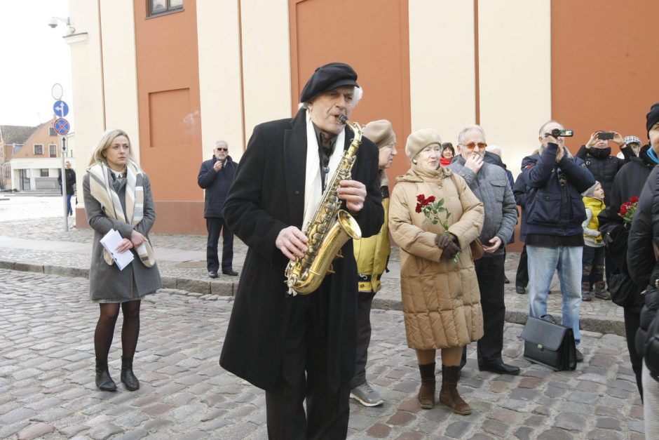 Legendiniam aktoriui V. Kancleriui – memorialinė lenta