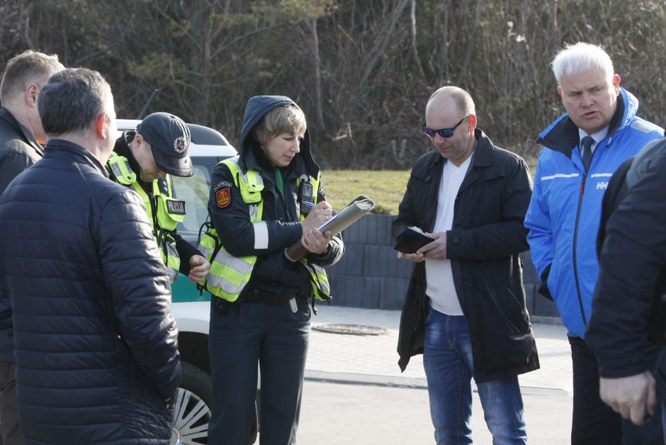 Paplūdimių apžiūros metu – incidentas