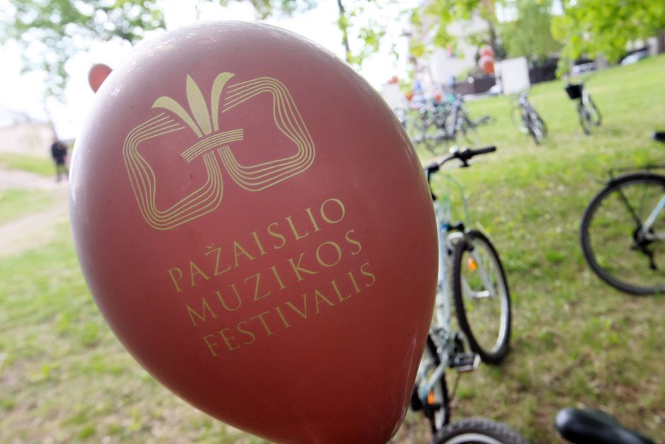 Pažaislio muzikos festivalis šiemet prasidėjo dviračių žygiu