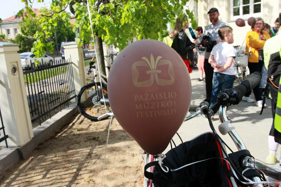 Pažaislio muzikos festivalis šiemet prasidėjo dviračių žygiu