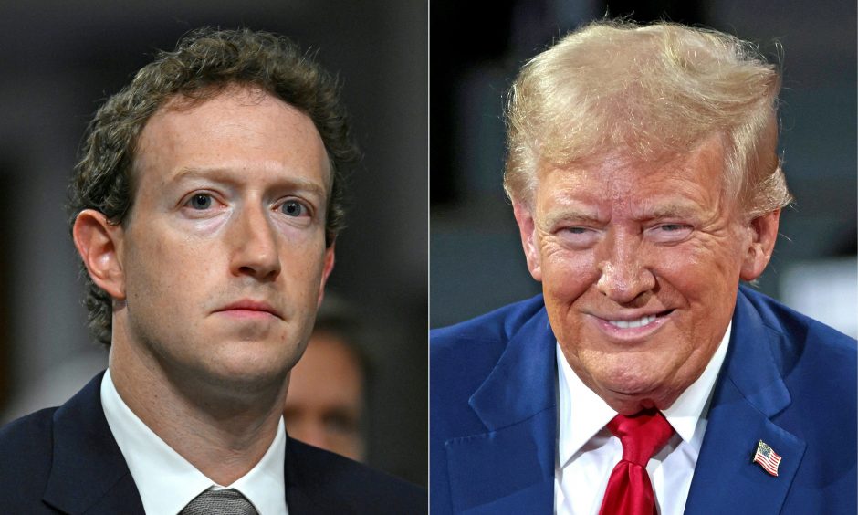 M. Zuckerbergas vakarieniavo su D. Trumpu jo valdose Floridoje