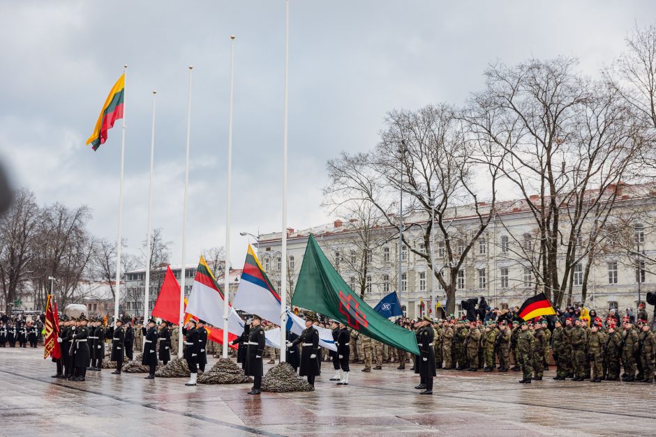 Vilniuje – Lietuvos kariuomenės dienos rikiuotė ir karių paradas