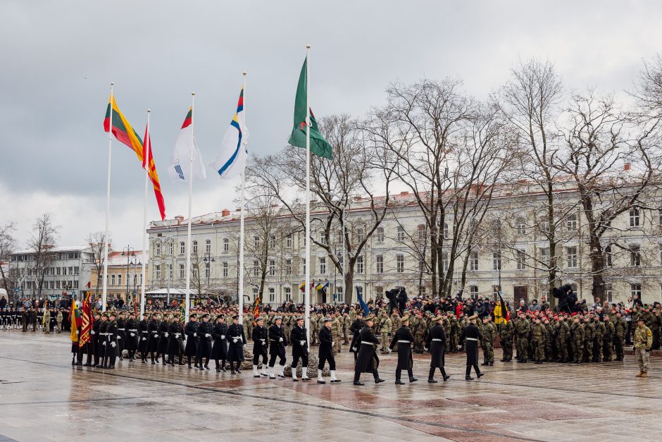 Vilniuje – Lietuvos kariuomenės dienos rikiuotė ir karių paradas