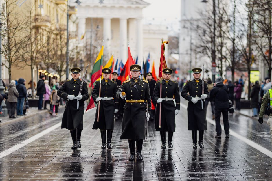 Vilniuje – Lietuvos kariuomenės dienos rikiuotė ir karių paradas