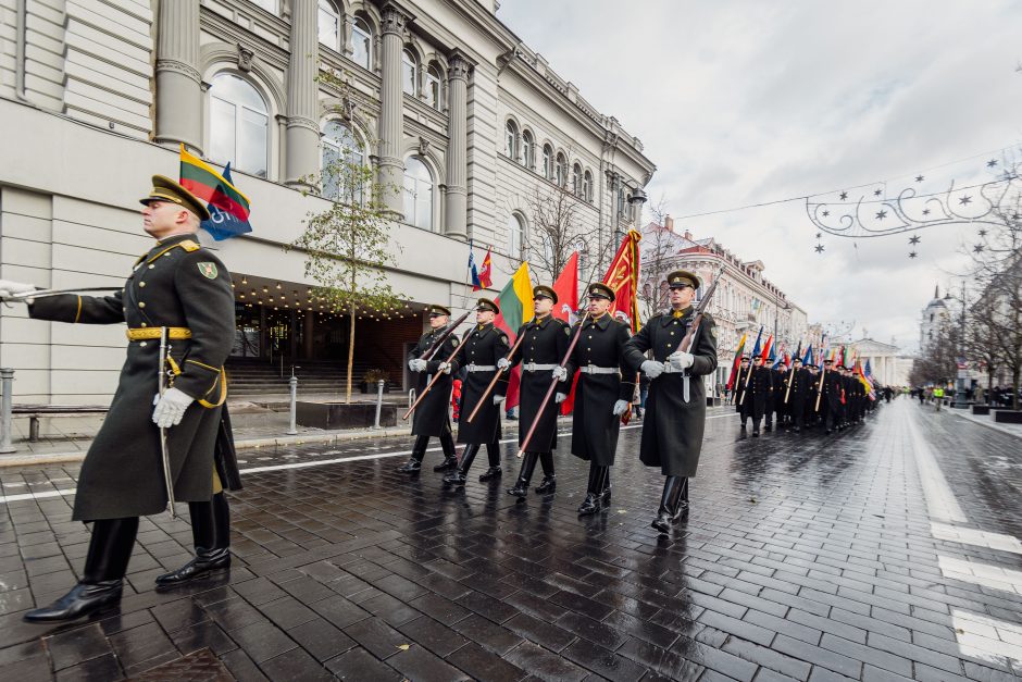 Vilniuje – Lietuvos kariuomenės dienos rikiuotė ir karių paradas