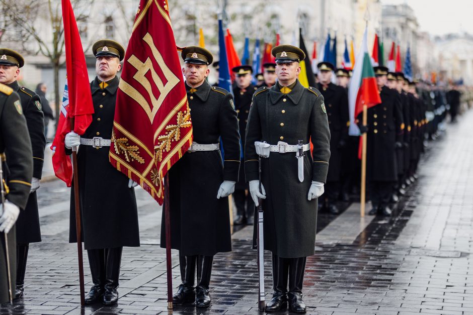 Vilniuje – Lietuvos kariuomenės dienos rikiuotė ir karių paradas