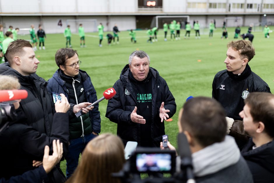 Vilniaus „Žalgiris“ surengė pirmą treniruotę