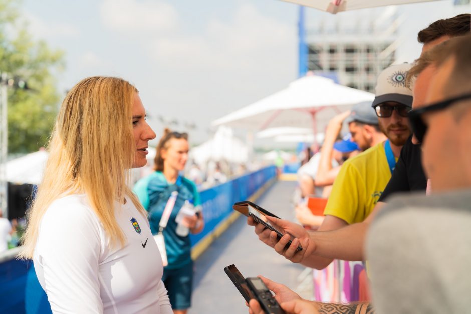 V. Senkutė olimpinėse žaidynėse iškovojo vietą finale