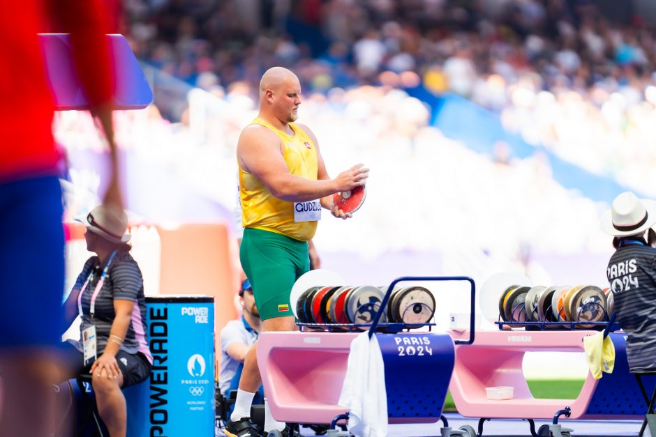 A. Gudžius olimpiadoje žengė į disko metimo finalą