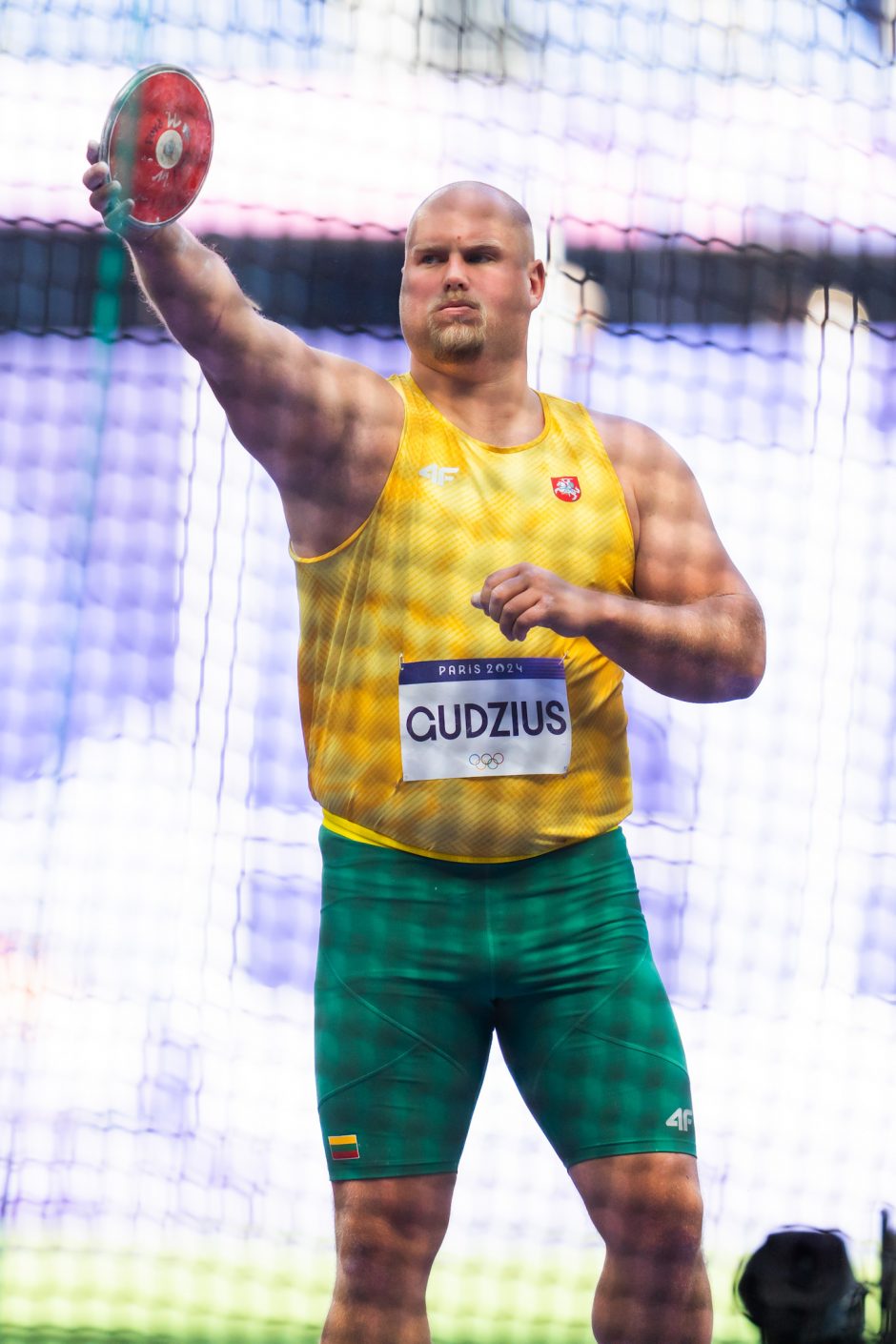 A. Gudžius olimpiadoje žengė į disko metimo finalą