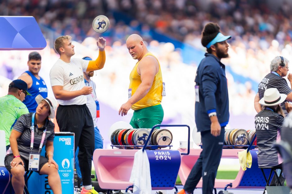 A. Gudžius olimpiadoje žengė į disko metimo finalą