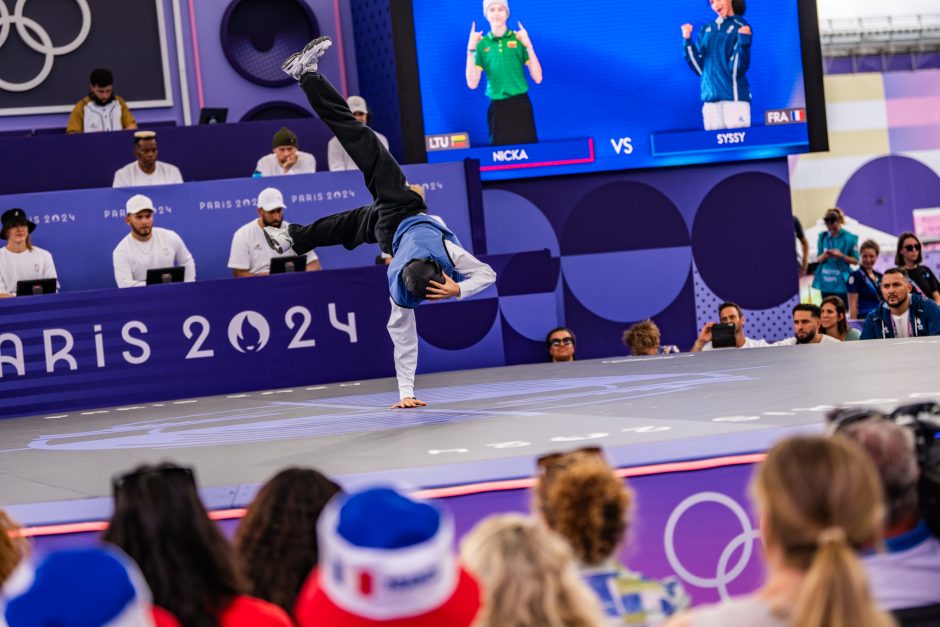 Breiko šokėja D. Banevič olimpinėse žaidynėse iškovojo sidabro medalį