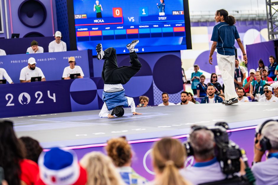 Breiko šokėja D. Banevič olimpinėse žaidynėse iškovojo sidabro medalį