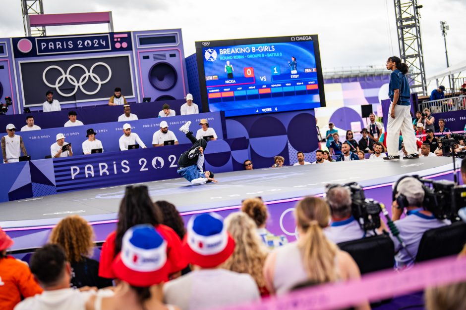 Breiko šokėja D. Banevič olimpinėse žaidynėse iškovojo sidabro medalį