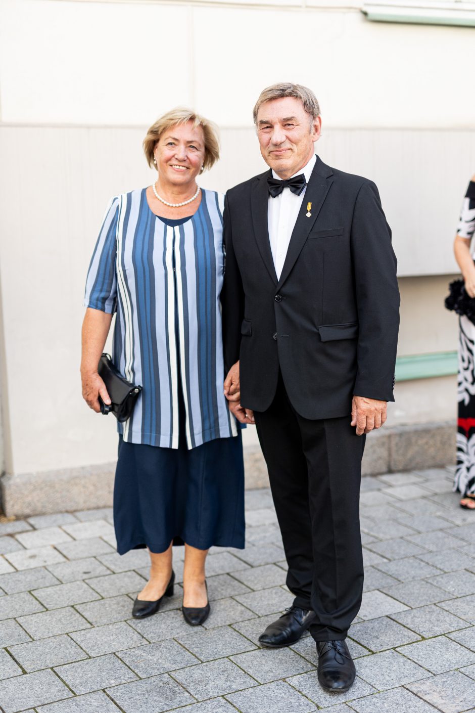 Šalies vadovo inauguraciją vainikavo vakarinė dalis: į Prezidentūros kiemą rinkosi garbūs svečiai