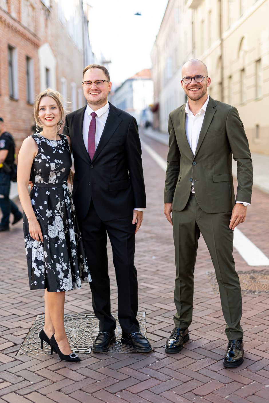 Šalies vadovo inauguraciją vainikavo vakarinė dalis: į Prezidentūros kiemą rinkosi garbūs svečiai