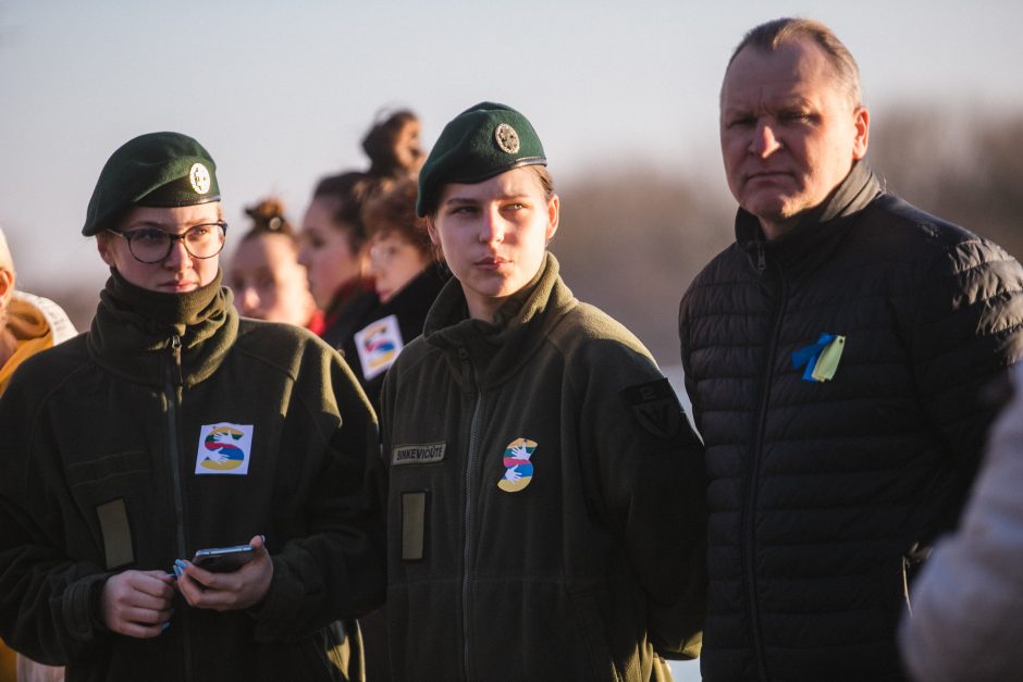 Vilkijiečių surengtoje Ukrainos palaikymo šventėje sutikta pabėgėlė: mūsų žmonės nepasiduos