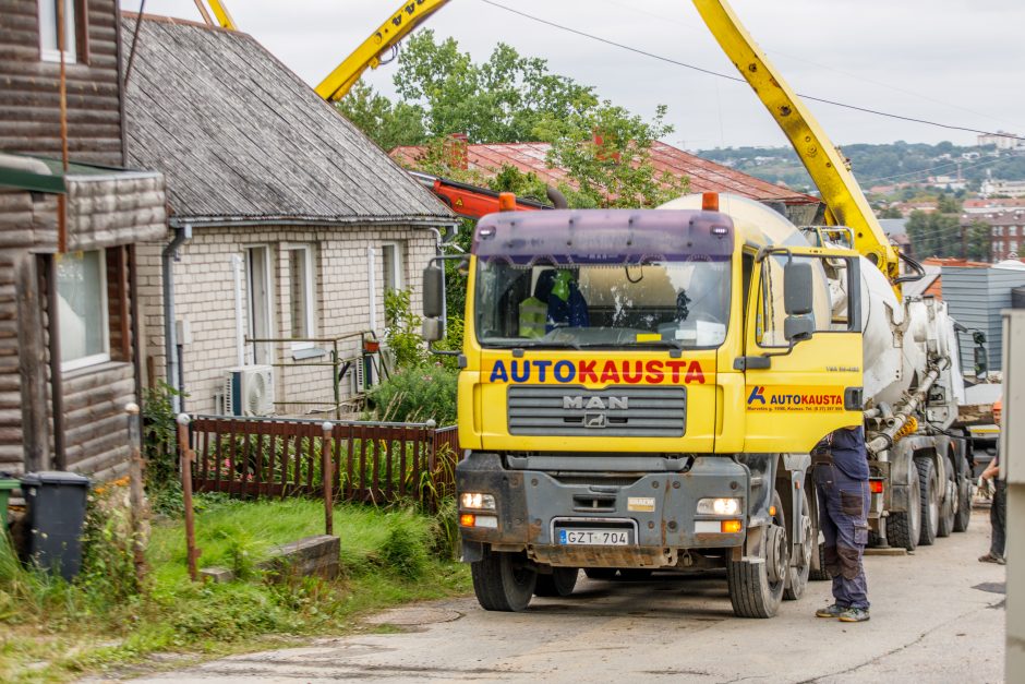 Aleksote – nerimas dėl slenkančio šlaito: vaizdai atima žadą